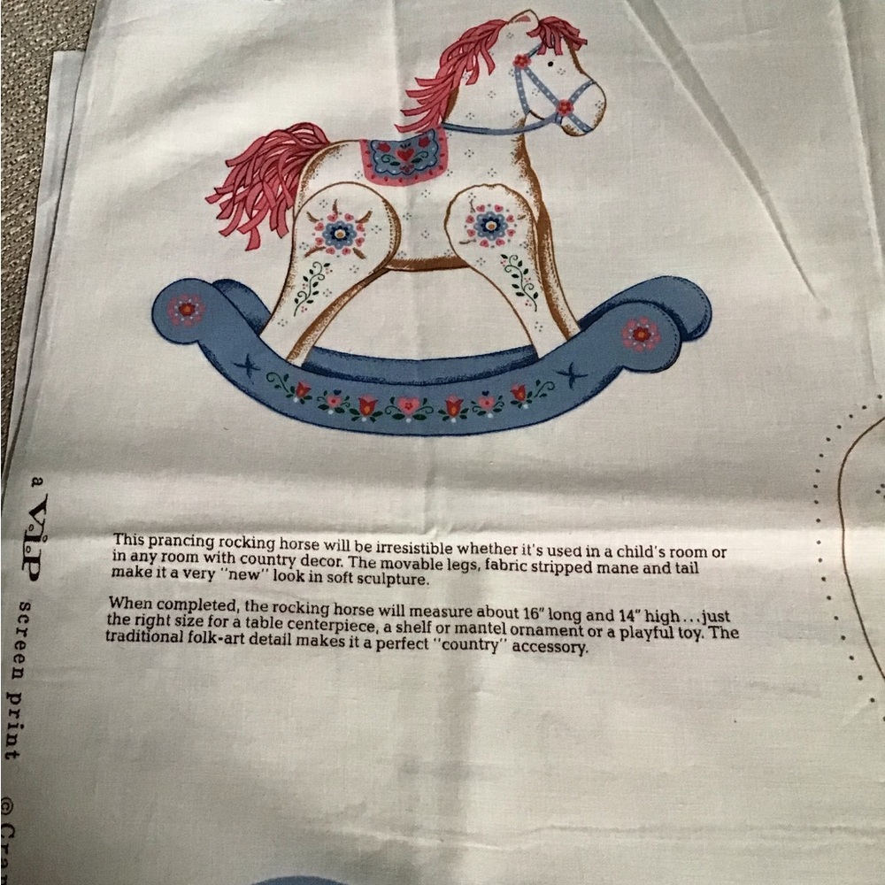 KEEPSAKE CRAFTS rocking horse